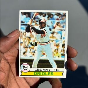Topps Lee May Orioles Baseball Card
